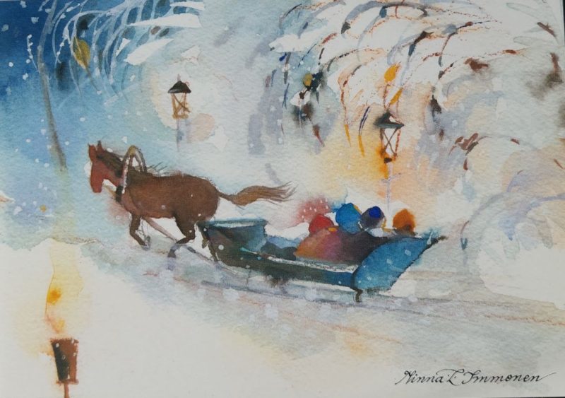 Joulukortti M. Immonen 12