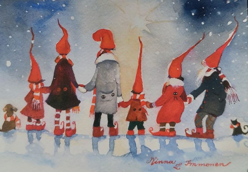 Joulukortti M. Immonen 14