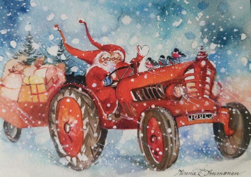 Joulukortti M. Immonen 6