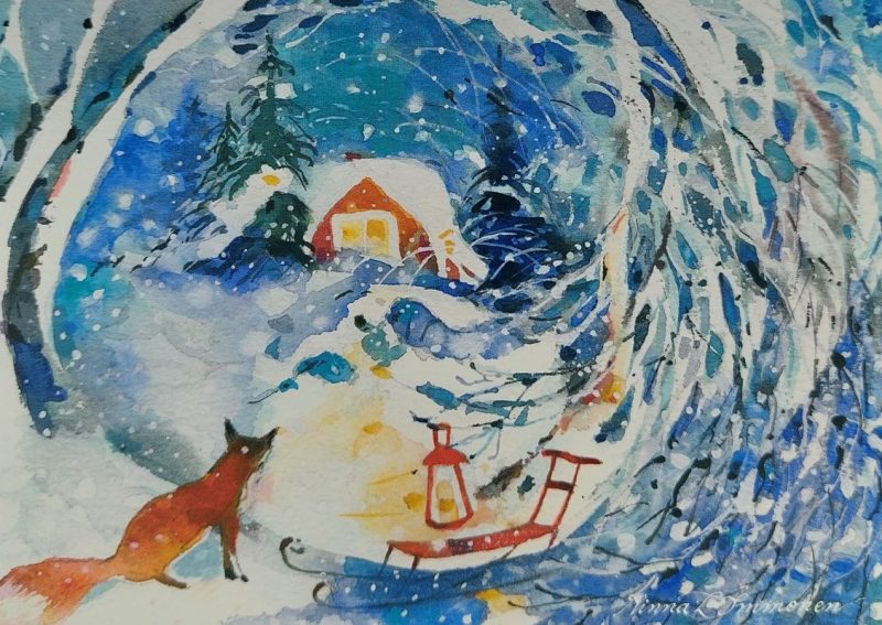 Joulukortti M. Immonen 7