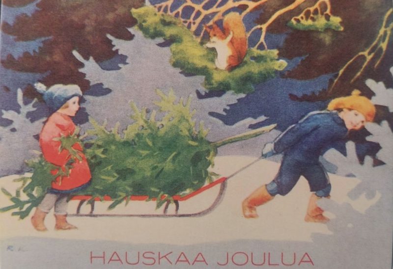 Joulukortti R. Koivu 15