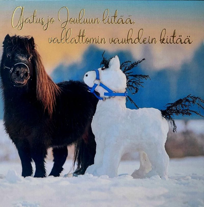 Joulukortti neliö 5