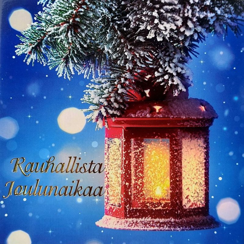 Joulukortti neliö 9