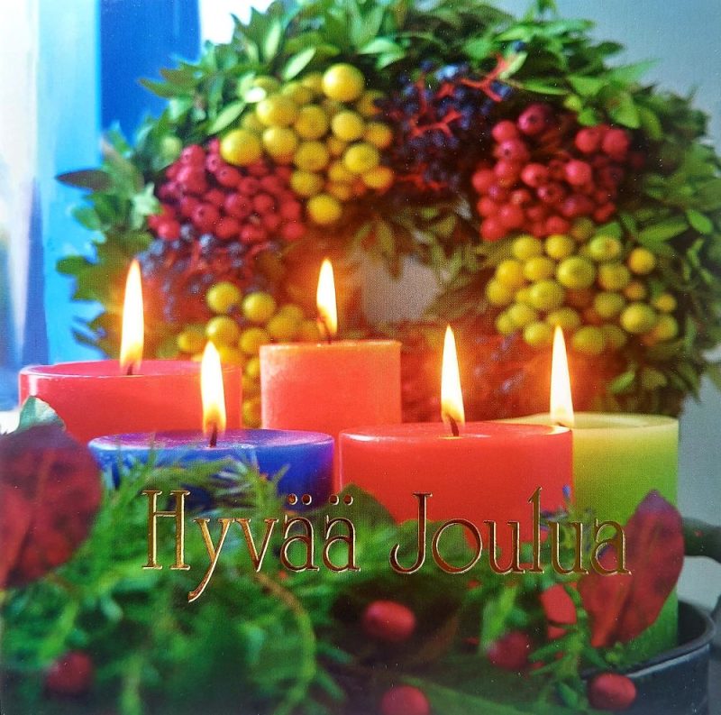 Joulukortti neliö 11