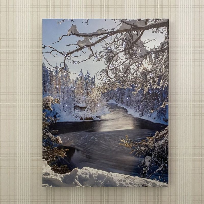 Valotaulu 30x40cm - Koskenkuohu, Jukka Risikko